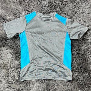Everlast | Boy's Striped Pieced Top | Grey & Blue | Size S(8)